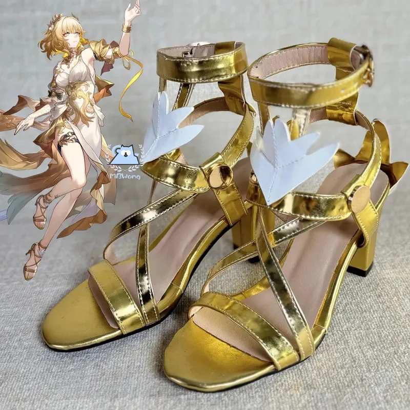 

Honkai Star Rail Aglaea Обувь для косплея Туфли на высоком каблуке Aglaea Обувь для ролевых игр на Хэллоуин Карнавальный реквизит Взрослые женщины Мужчины