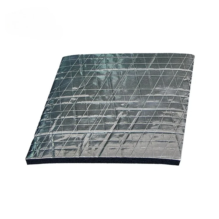 Heat Shield Car Sound Deadener Material Noise Dampener Sound Deadener Heat Barrier Mat Closed Cell Foam with Aluminum Sheet