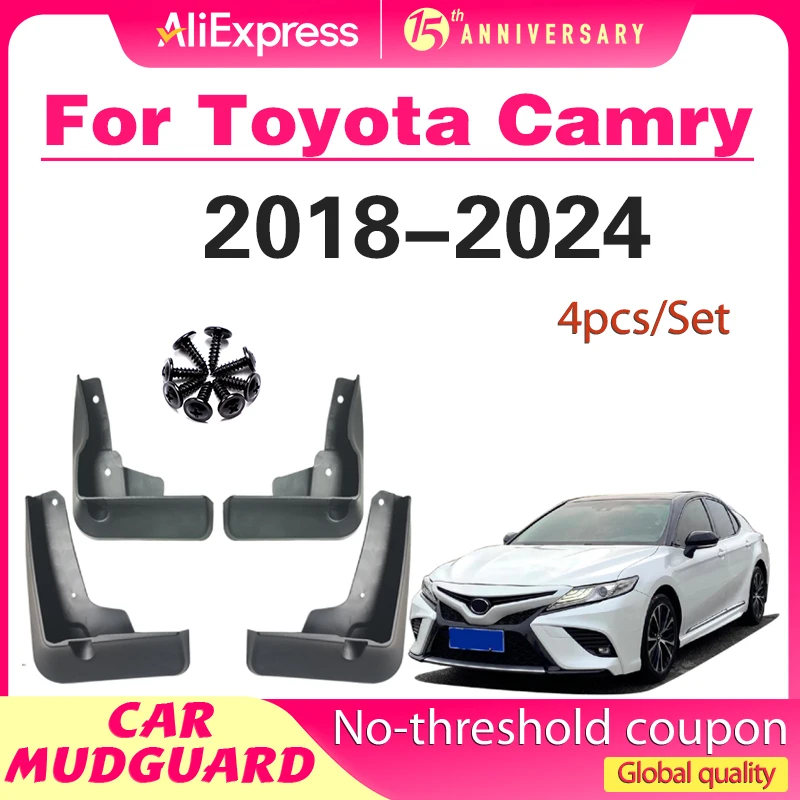 

For Toyota Camry 2018 2019 2020 2021 2022 2023 2024 Mudflaps Splash Guards Mudguards Fender Mud Flaps Car Accessories