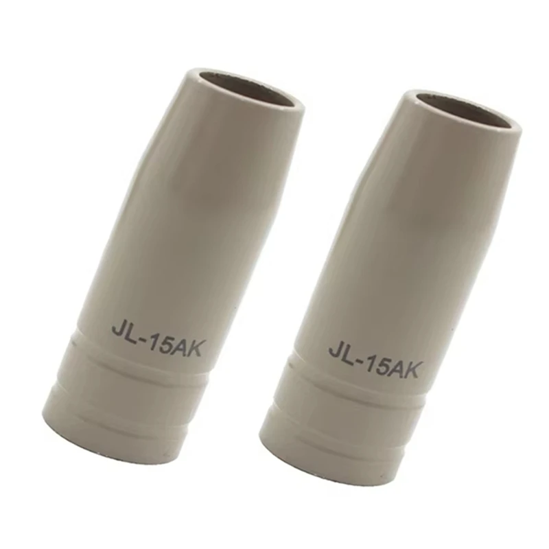 AC88 3Pcs 15AK Coating Protection Nozzle Torch Gas Nozzle Tip, Non-Stick Welding Slag MIG Welding Nozzle for EURO Style Welding