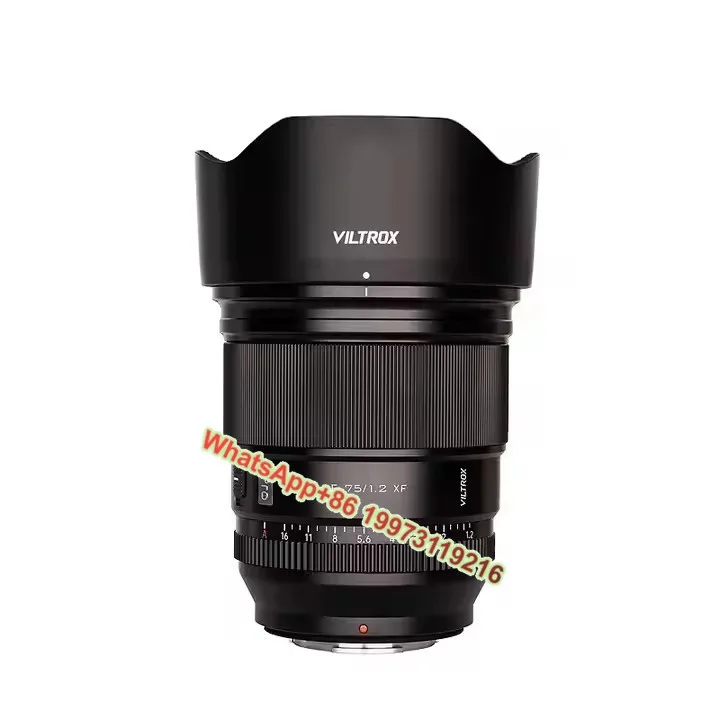 

VILTROX 75mm F1.2 PRO APS-C Auto Focus Portrait Zoom Camera Lens Wide Angle Lens with Mount Interface for Fujifilm Nikon