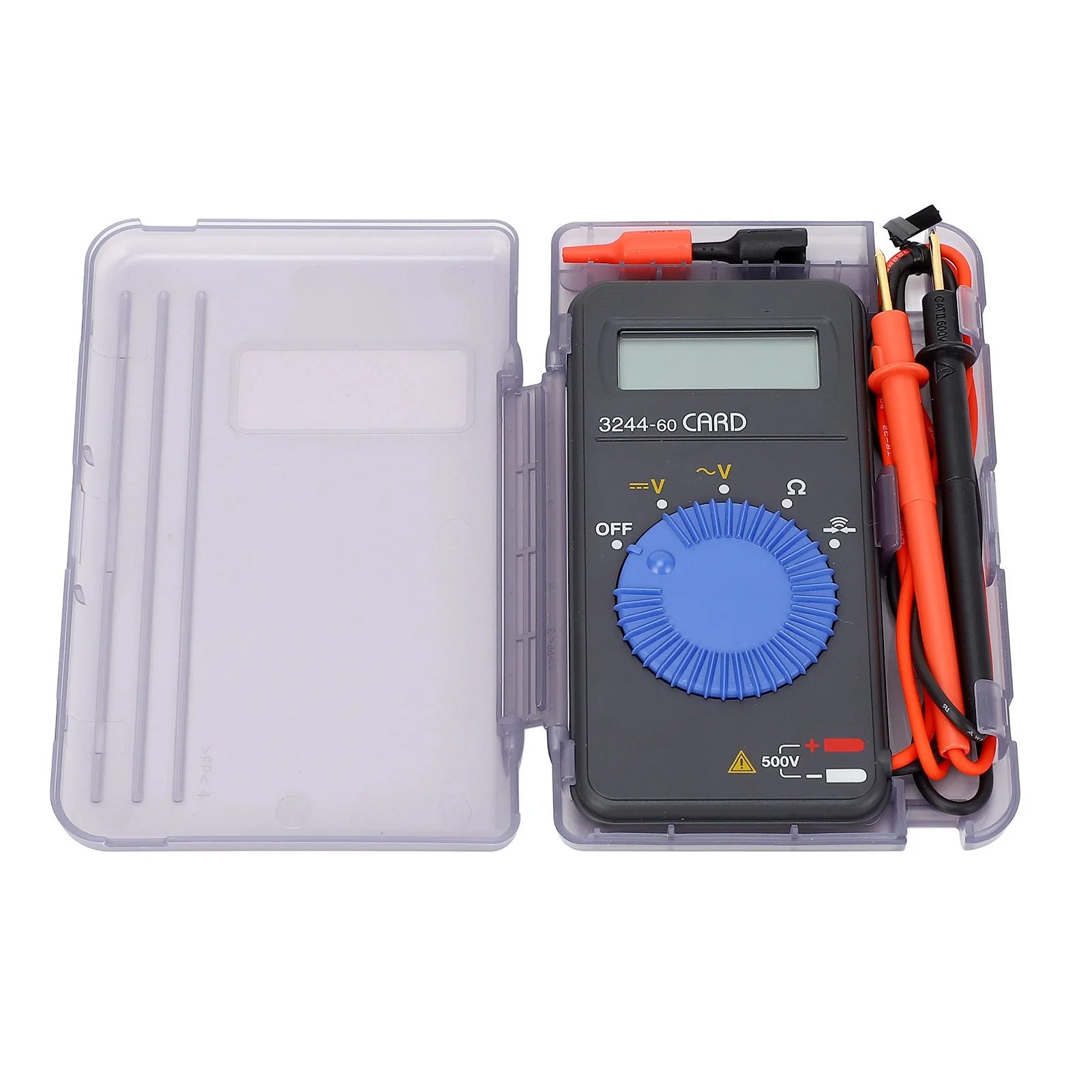 Compact Card-Sized Multimeter 3244-60 for Field Use Featuring Insulation Resistance Measurement and Safety Cover