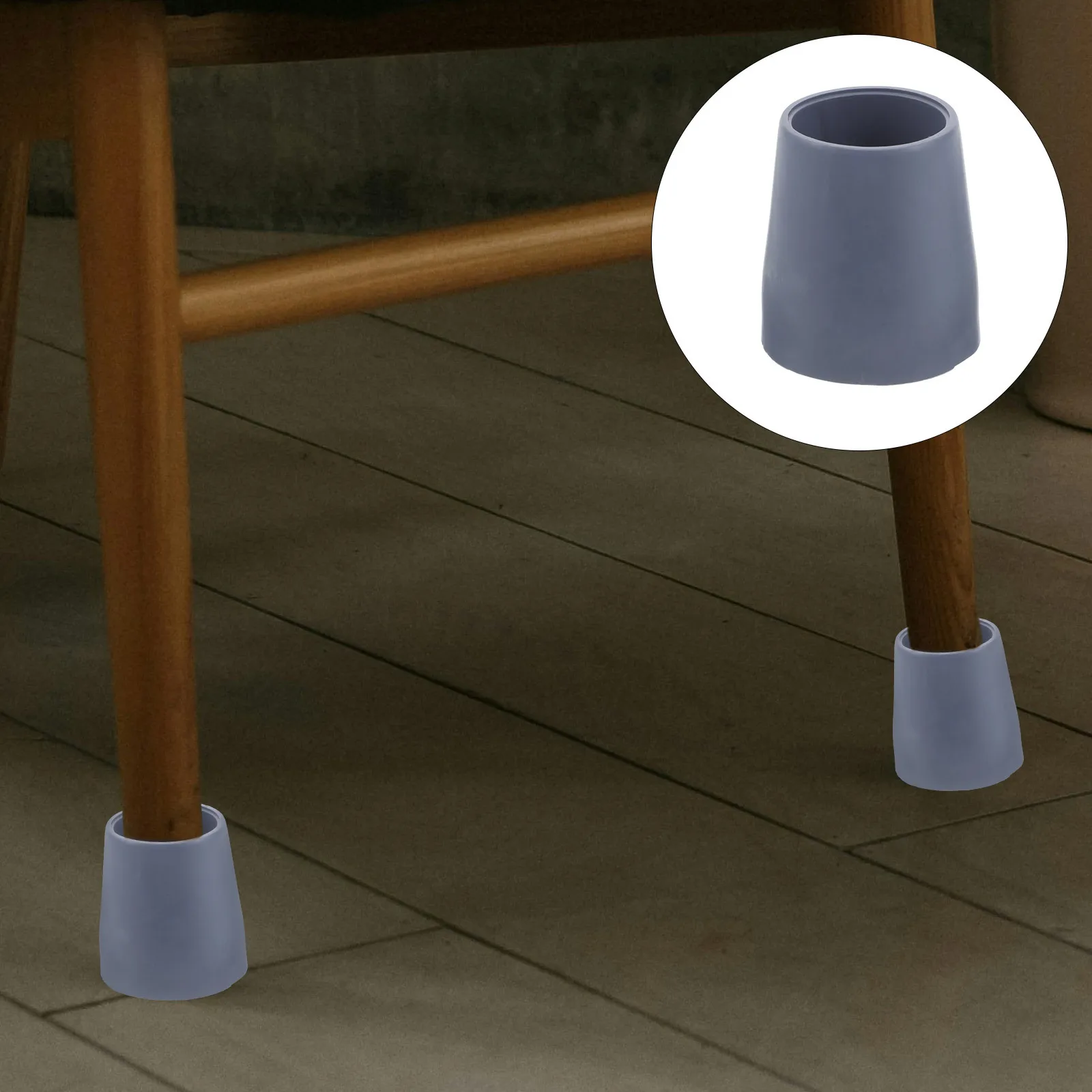 

4Pcs Bath Chair Leg Covers Replacement Feet Rubber Tips for Shower Seat Cane Senior Protector Pad Part Walker AntiSlip