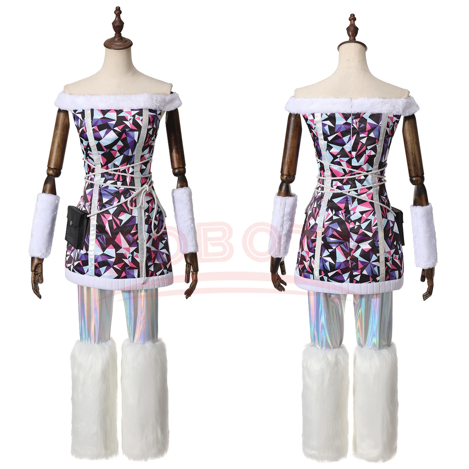 أزياء آبي بومينابل التأثيرية، زي تنكري للفتيات، زي لعب الأدوار الأنيمي، بدلة الهالوين كرنفال عيد الميلاد للنساء #3