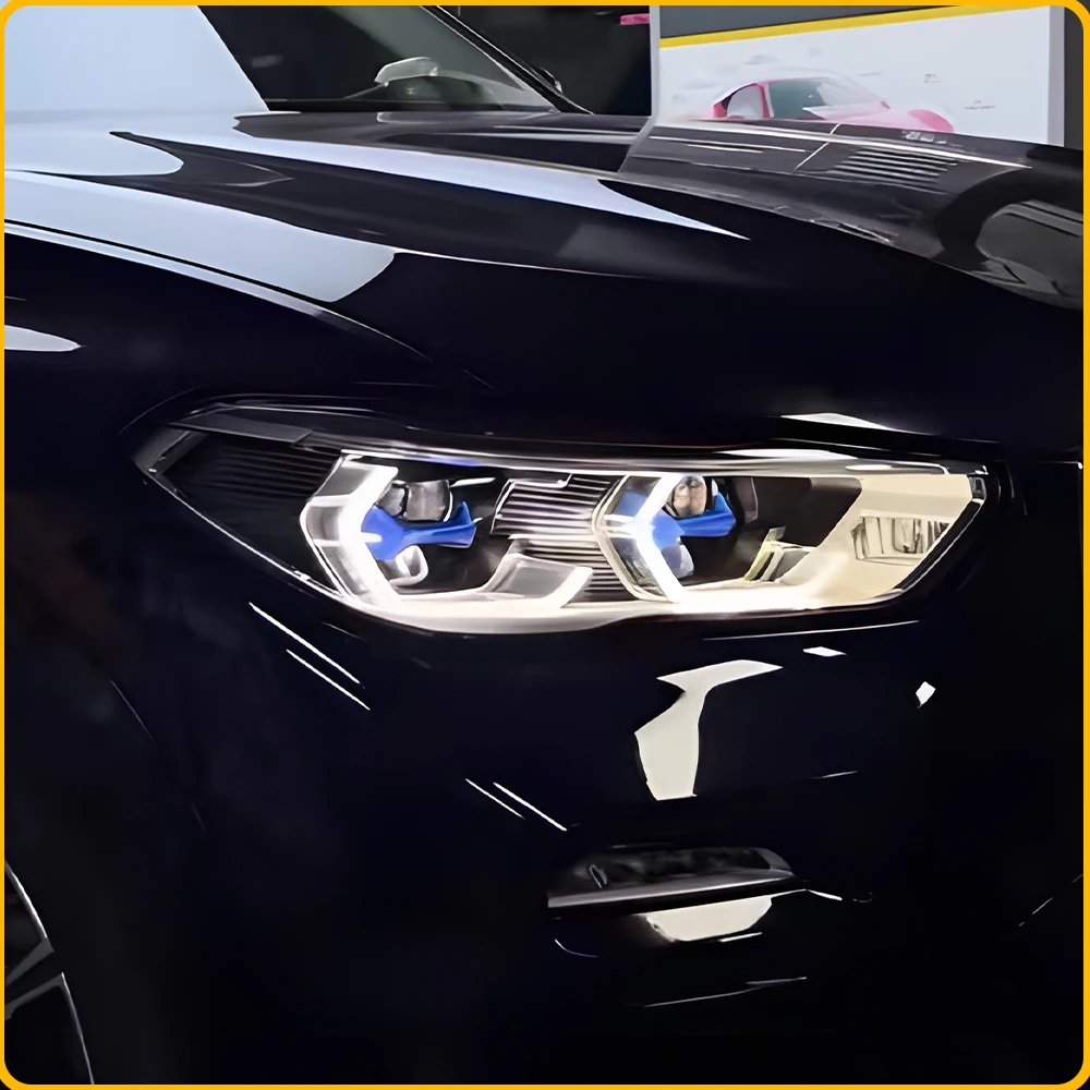 For BMW X5 G05 2019-2022 Upgrade Modified Car Headlights Assembly Auto LED DRL Projector Lens Plug and Play Accessories Tools