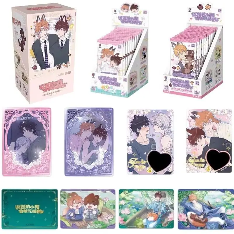 

Genuine The Lying Puppy Will Be Eaten Card First Edition V10 Comic Fox Dog Cute Bond Series Peripherals Collectible Cards Toys