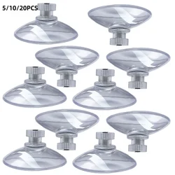 5/10/20Pcs Suction Cups with Screw 25/32/41/53mm Plastic Sucker Pad Holder Sucker with Screw Nut for Bathroom Window Car Shade