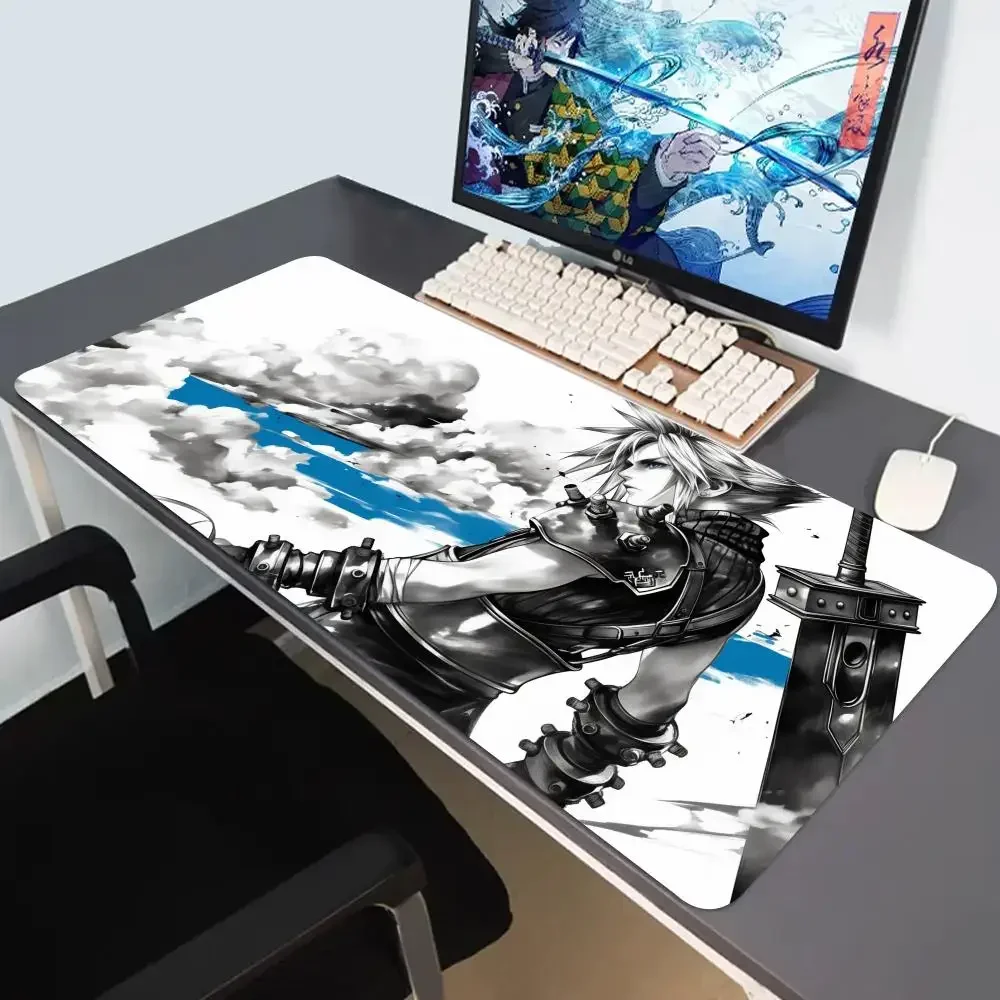Cloud Strife Mouse Pad Gamer Computer Home Keyboard Mousepad Game Final Fantasy  Mouse Mat Office Soft Laptop Table Mats