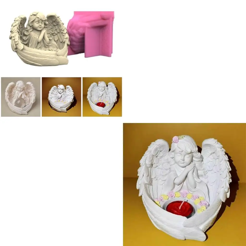 

Angel Girl Shaped Silicone Stand Moulds Gift for DIY Crafts Enthusiasts