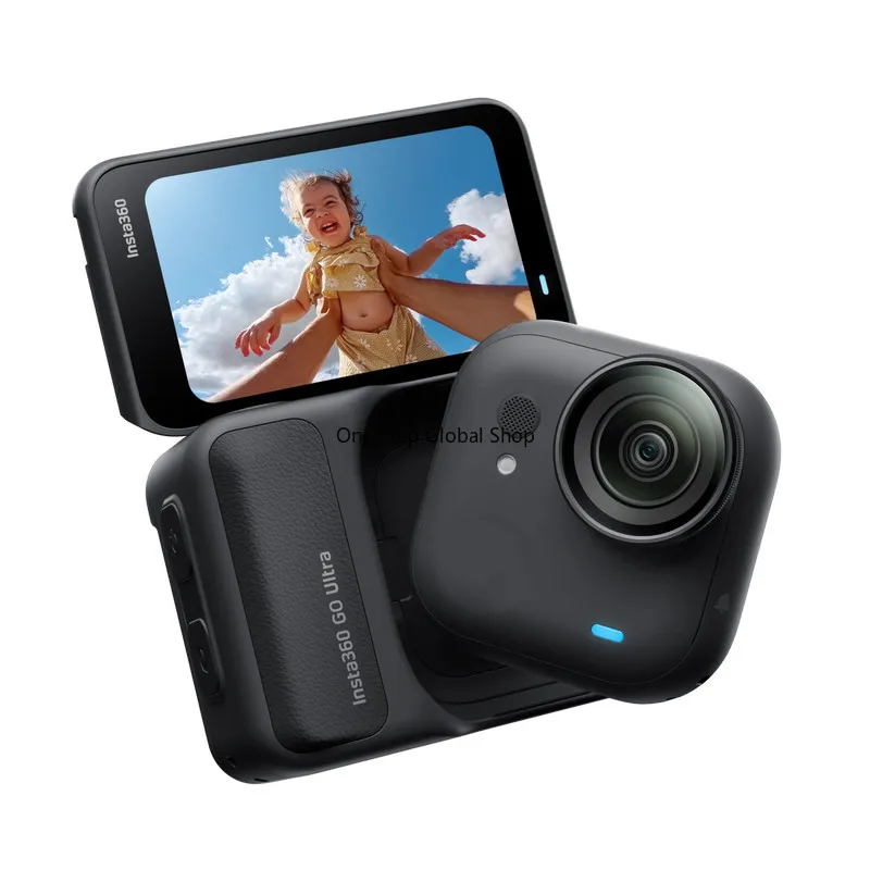 

Insta360 GO Ultra 4K60fps Action Camera 53g Ultra-Light with 156° FOV and 2.5" Flip Touchscreen
