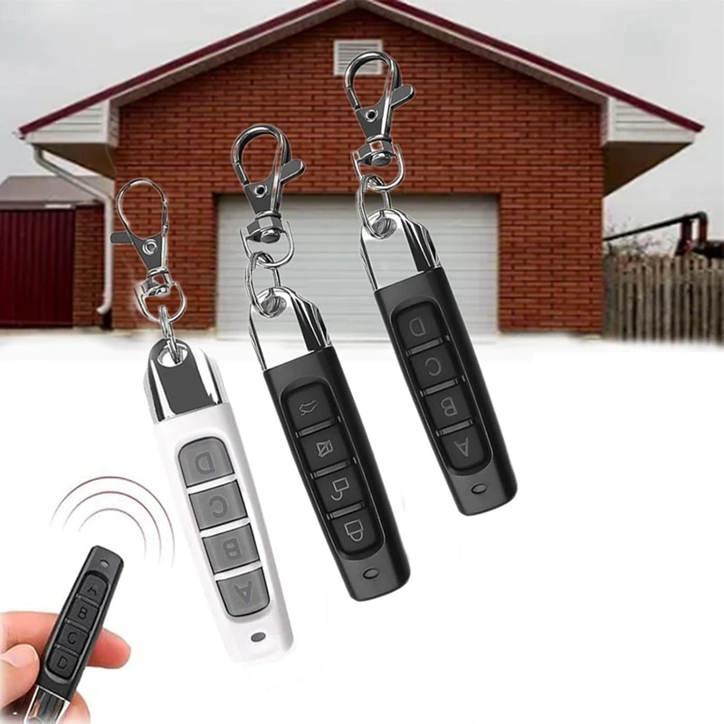 4-In-1 Remote Control Duplicator For Cars,433Mhz Copy Remote Controller,Cloning Key Fob Duplicator Garage,Door Universal