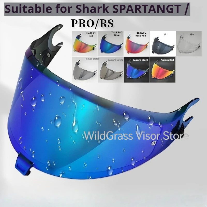 

Motorcycle Helmet Lens for SHARK SPARTAN GT/GT PRO/SPARTAN RS Helmet Visor Change Color Shield Glass Helmet Anti Fog Sticker