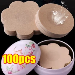 10-100pcs Cloth Nipple Cover Teat Hide Women Nipple Pasties Piece Breast Petals Invisible Bra Padding Chest Sticker Patch Covers