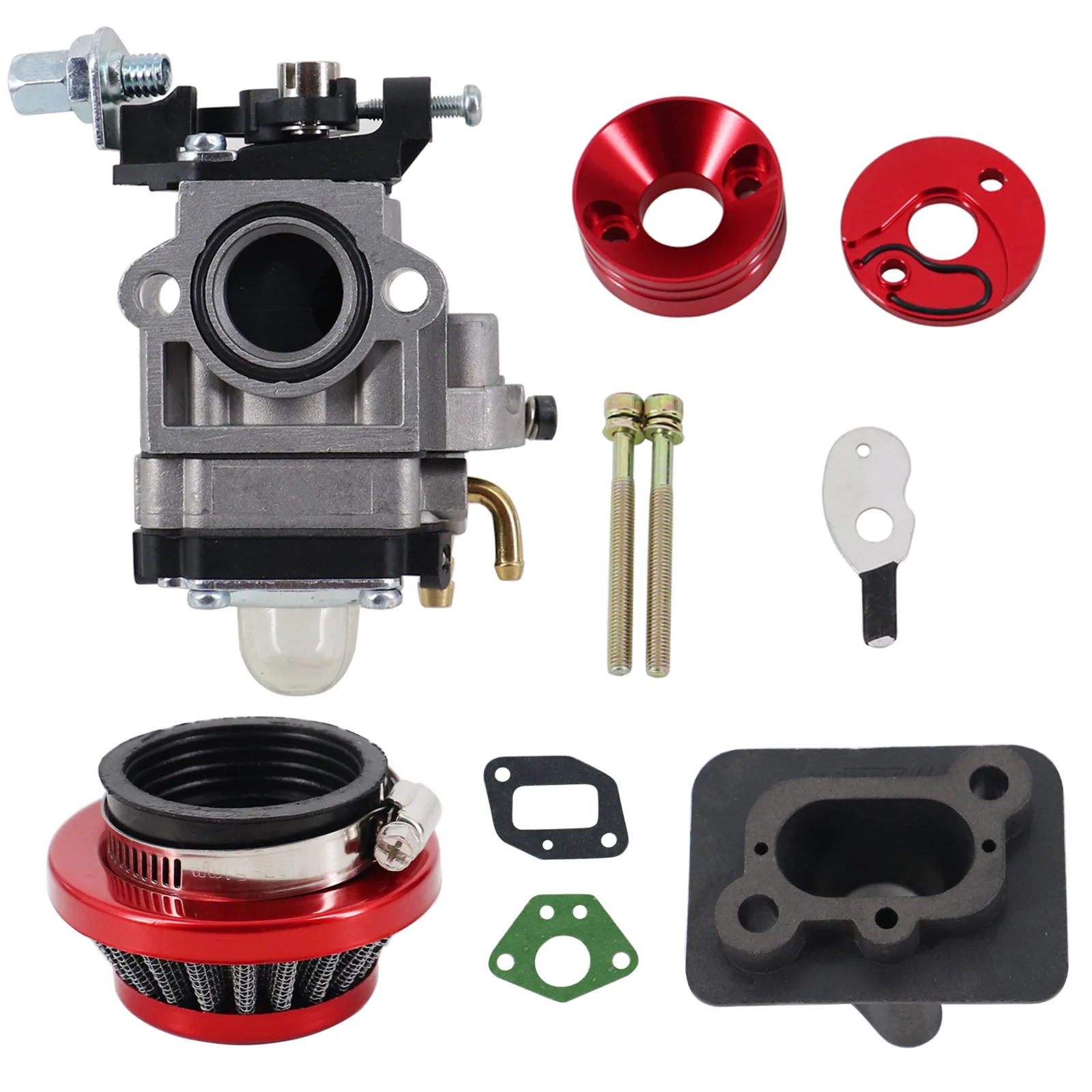 

For 44mm 40-5 metal air filter retrofit intake pipe carburetor motorcycle ATV off-road air filter