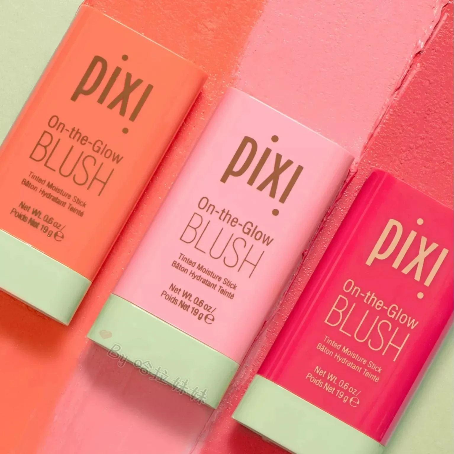 Pixi Blush Stick Wang Gezicht Rouge Blusher Cream Blijvende Hoge Kleur Waterdichte Make-up Kwasten Foundation Brush