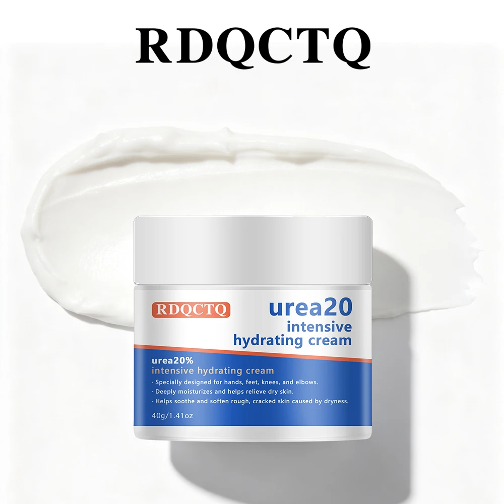 RDQCTQ 20% Urea Cream Intensive Hydrating Moisturizing for Dry Winter Skin Cold Weather Skincare for Hands Feet Knees Elbows Rou