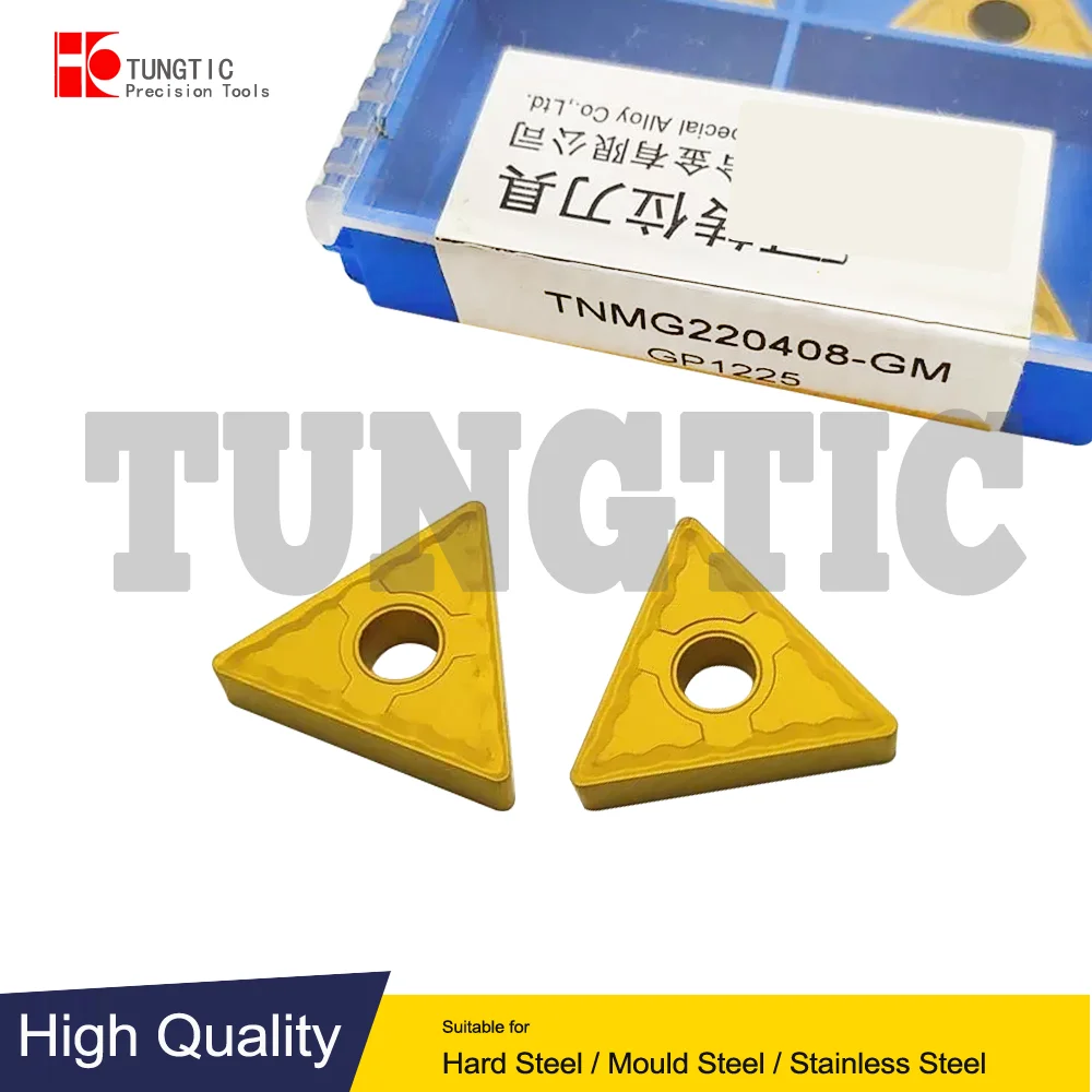 

TNMG220408-GM GP1225 GESAC Cutter CNC Insert Lathe External Turning Cutting Tool