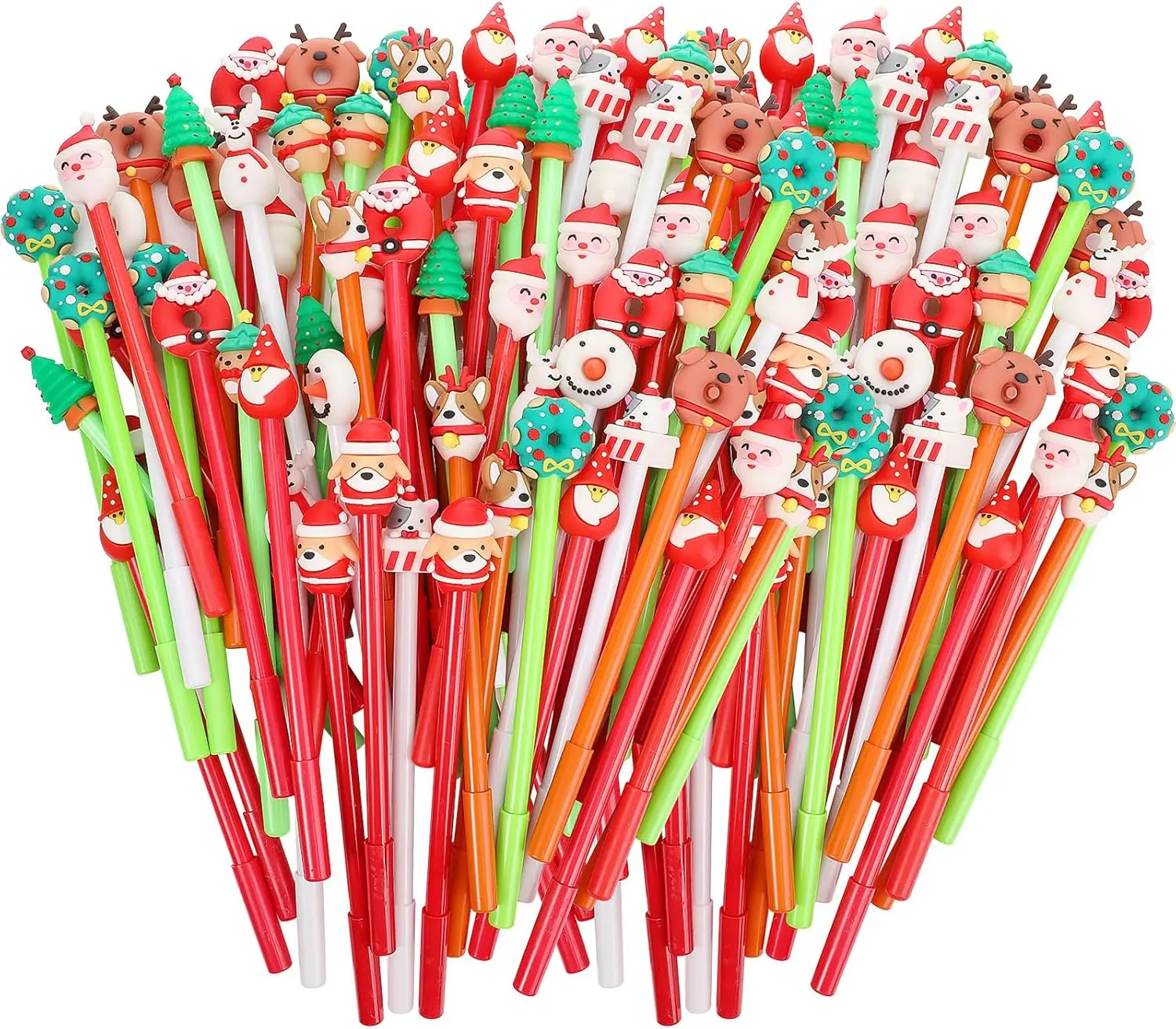 36 Pcs Christmas Gel Pens Set Kawaii Stationary Novelty Snowman Pens for Kids Gift School Office Home Holiday Supplies