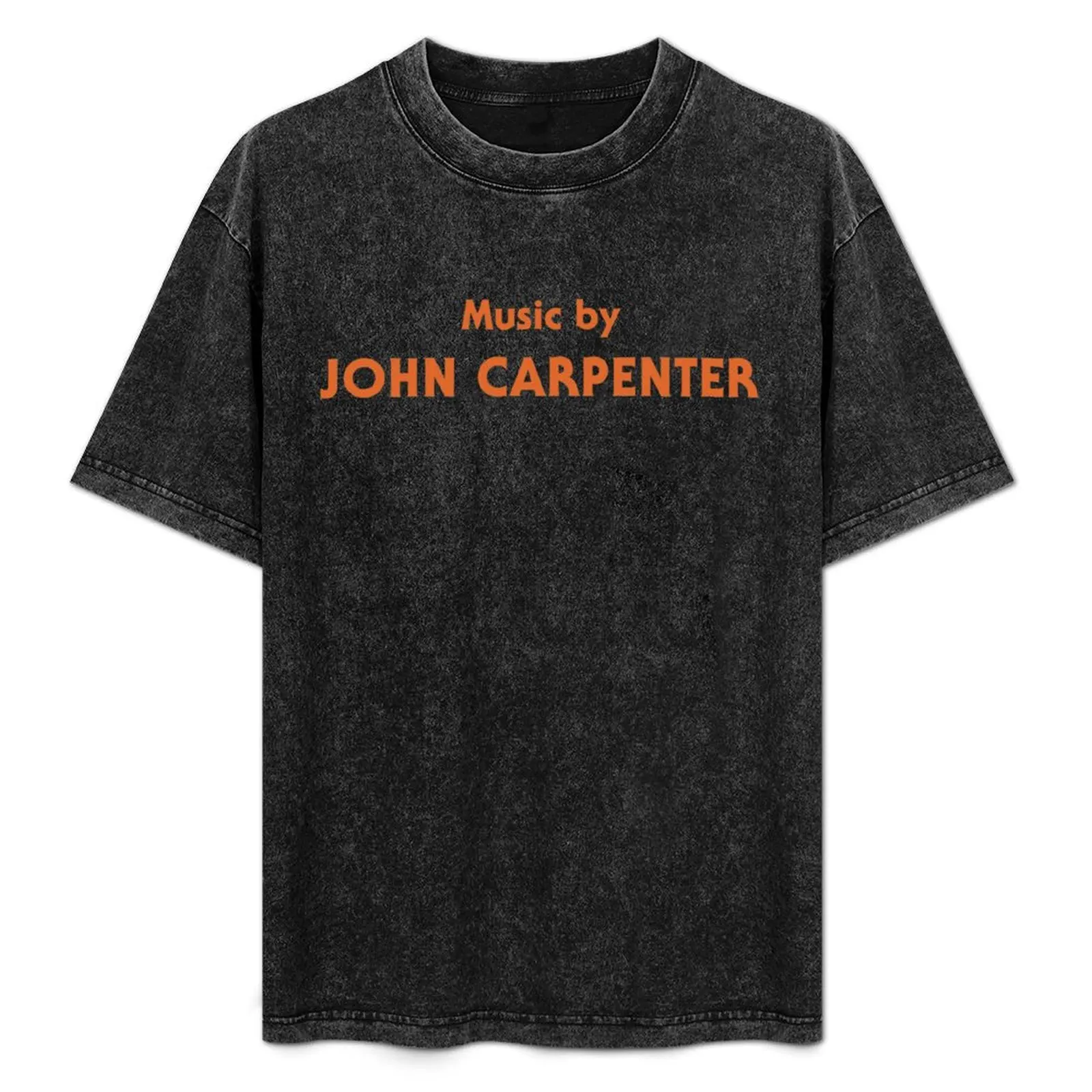 

Music by JOHN CARPENTER T-Shirt Non-Shrink Basic Cotton T-Shirt