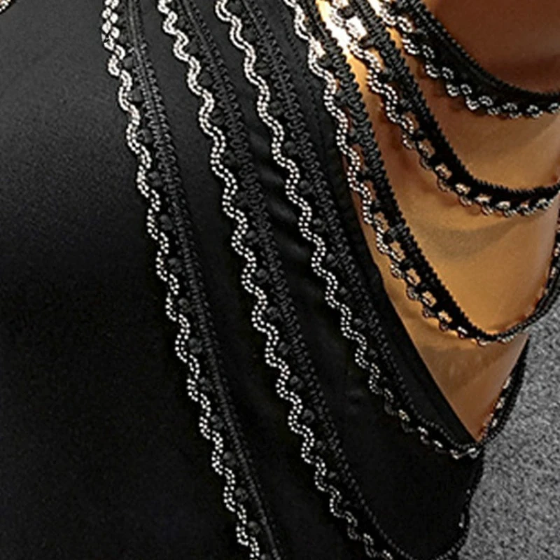 Adult Latin Practice Clothing Tassel Skirt Sexy Back Latin Performance Dress Art Test Clothing