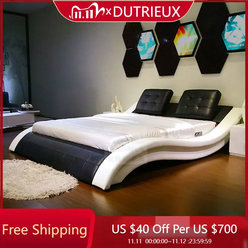 

Модная удобная кровать, современная удобная красота, роскошная напольная кровать размера «queen-size», двуспальная кровать Camas De Casal Lounge Suite, мебель