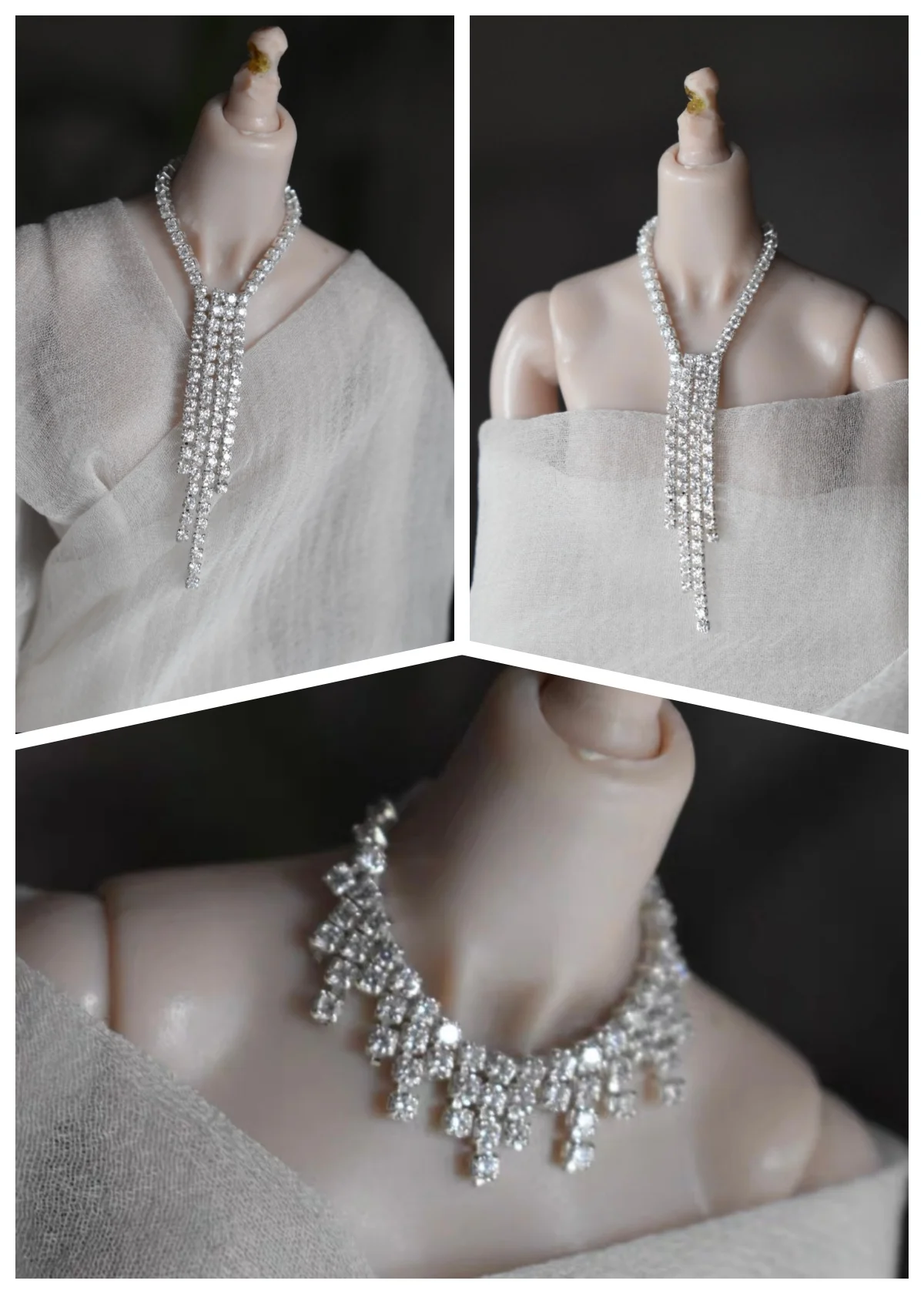 collier-pour-poupee-a-l'echelle-1-6-accessoires-de-mode-en-zircon-jouets-a-la-mode-livraison-gratuite