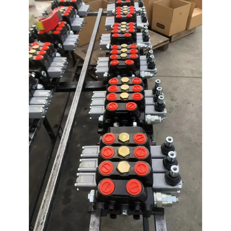 Customized manufacturer direct sales DCV60 100 140 series segmented multi way directional valve manual control, electric