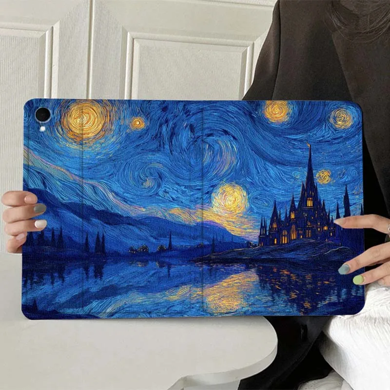 

Art Oil Painting Scenery Gift For Samsung Galaxy Tab A7 A A8 A9 A11 S6 S11 10.1 10.4 10.5 Inch Lite PLus Soft Tablet Case