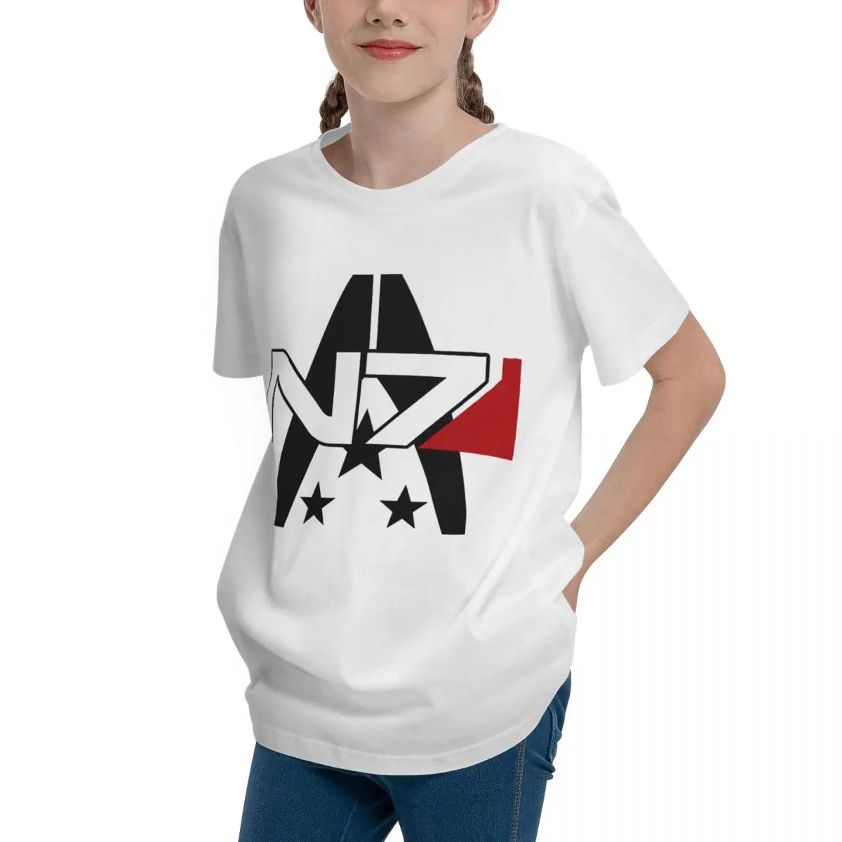 Mass Effect N7 Alliance Tee Classic For Y Top quality Tshirt Funny Graphic Nerd Travel Retro Adolescents T-Shirt