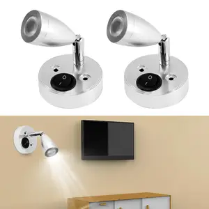 RV Interior 12V LED -LEAD LED LOCK LICHT VERSTEHMENDE 180 Grad rotatierbare Bootslampe Caravan Wohnmobil -LKW Yacht -LKW 8 Hauptverkäufe Caravans Fendt -Teile - №6