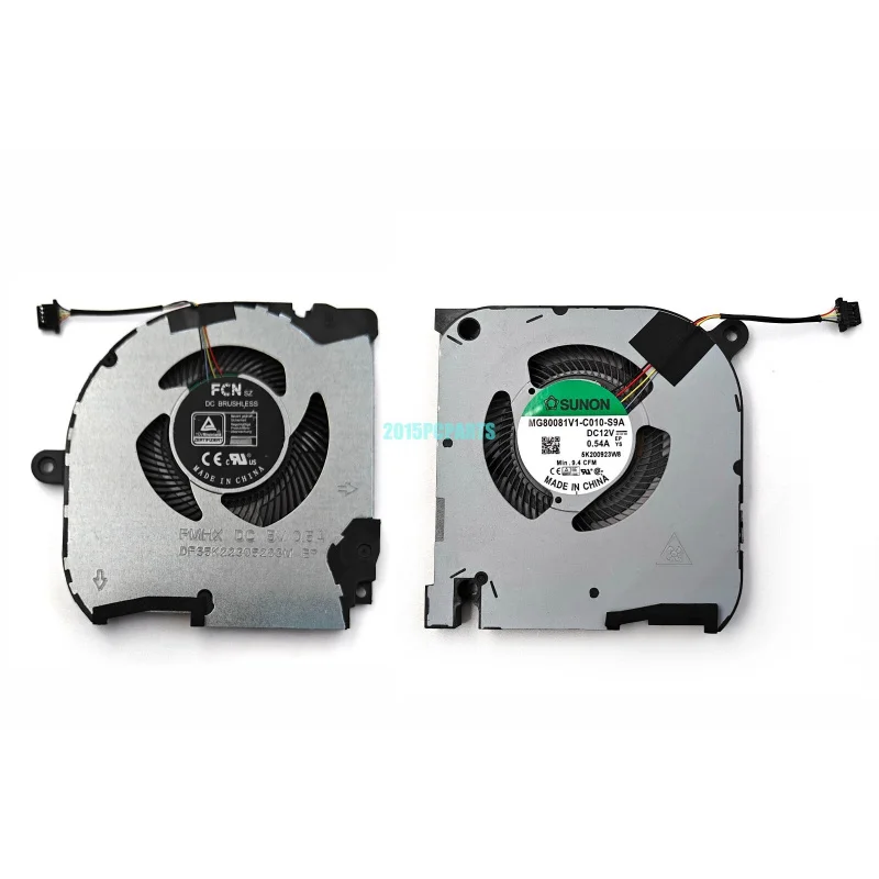 

Новые вентиляторы охлаждения ЦП и ГП для DELL G7 7500 2020, 08THFX 00XPY2