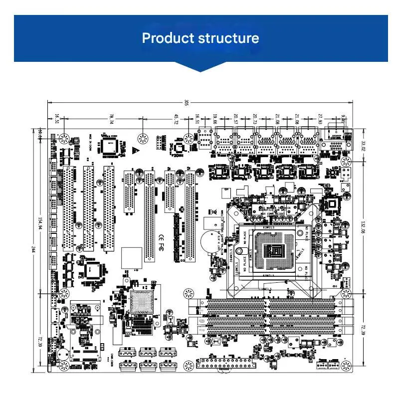 مجموعة اللوحة الأم EIP X99 LGA 1151 تدعم معالجات وحدة المعالجة المركزية Xeon E5 2680 V4، 64 جيجابايت (4*16 جيجابايت) ذاكرة DDR4 REG ECC، NVMe M.2 الصلبة- #6