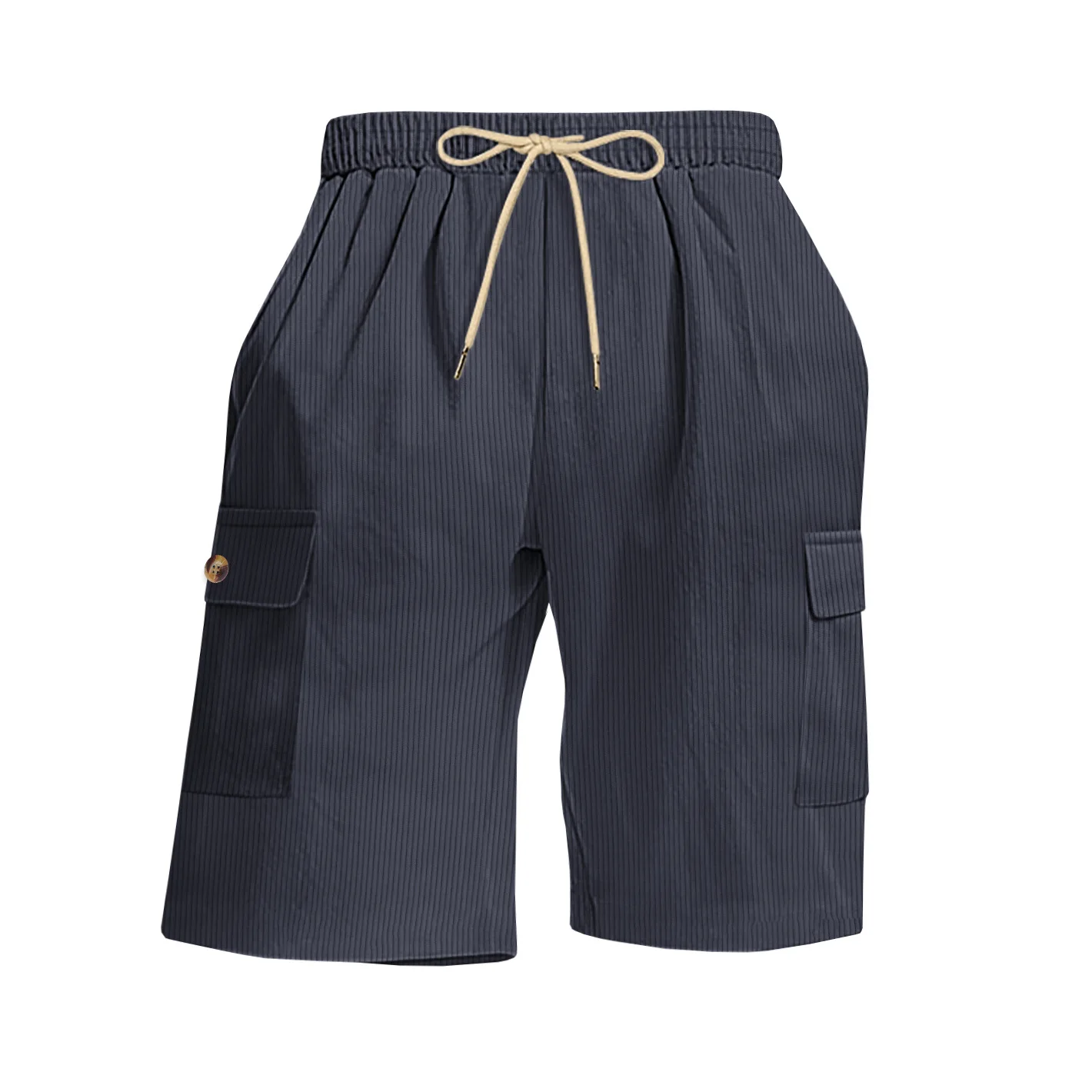 2026 New Mens Fashion Heavy Loose Hip Hop Comfortable Casual Shorts Four Seasons American Sports Running Corduroy Tooling Shorts
