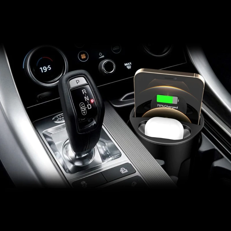 Car Water Cup Hole Charging Wireless Fast Multi-function