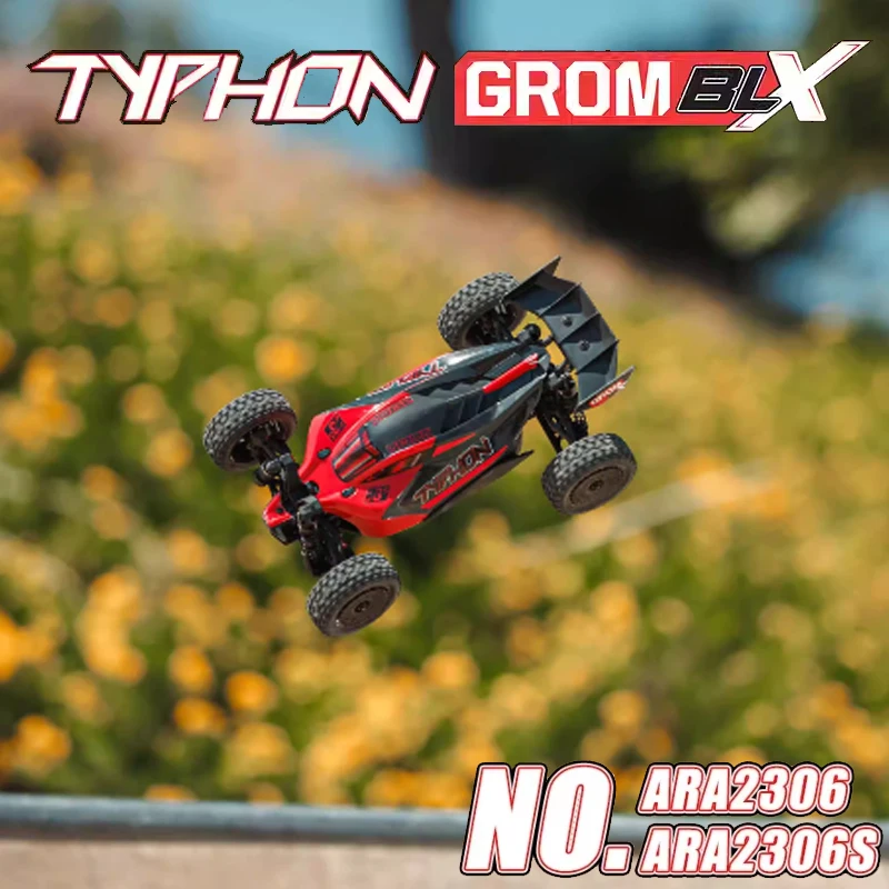 

ARRMA TYPHON GROM 223S BLX ARA2306S ARA2306 Бесщеточная радиоуправляемая модель багги малого масштаба, электрическая машинка на пульте управления, игрушка