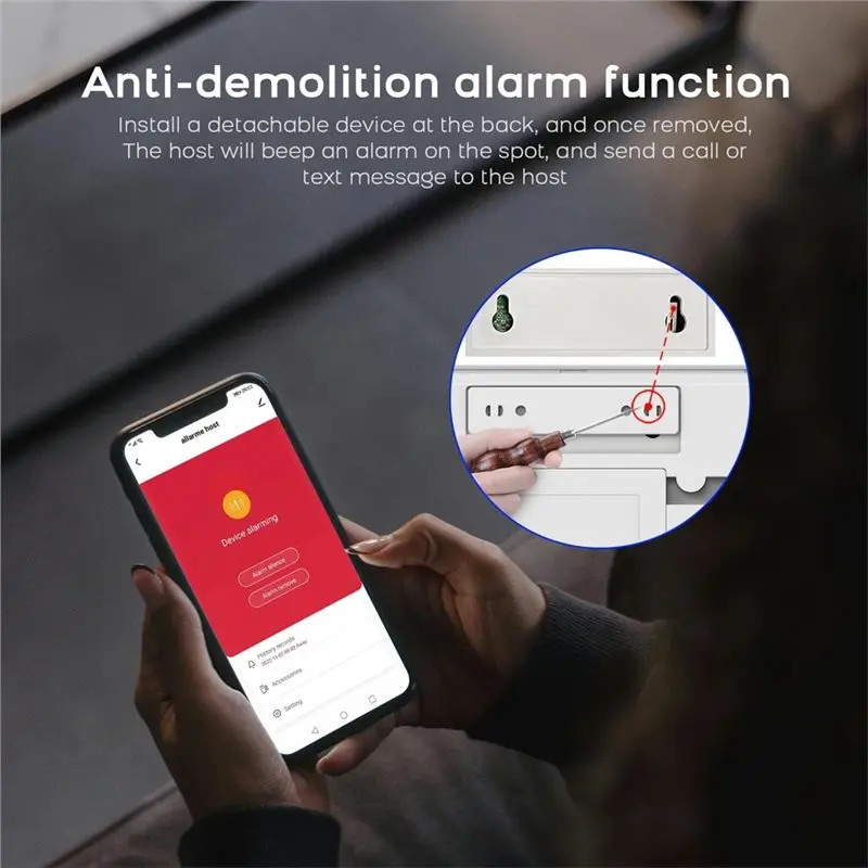 【RECOMENDAR】Home Security Alarm Systems With Door/Window Sensors,Motion Detector,4G/Tuya App Alerts,Google For Villa,Apartment,H