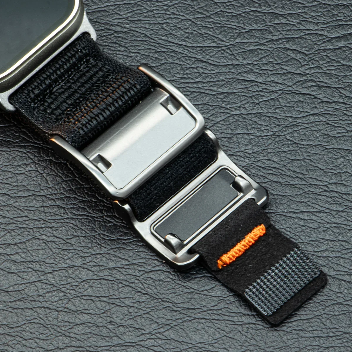 Ремешок для Apple Watch Ultra Band 49 мм 44 мм 45 мм 42 мм 46 мм Нейлоновая петля Кожаный браслет correa iWatch Series 10 9 8 7 6 5 4 3 SE
