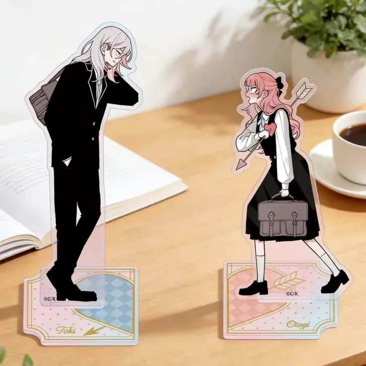 Anime Fall in Love You False Angels 15CM Toki Otogi Character Acrylic Stand Doll Anime Figure Model Accessories Cosplay Toy Gift