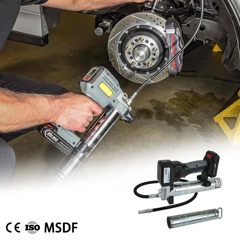 

Electric Grease Gun Cordless Excavator Powered Lithium Rechargeable Automatic Battery Electric Grease Gun with Battery