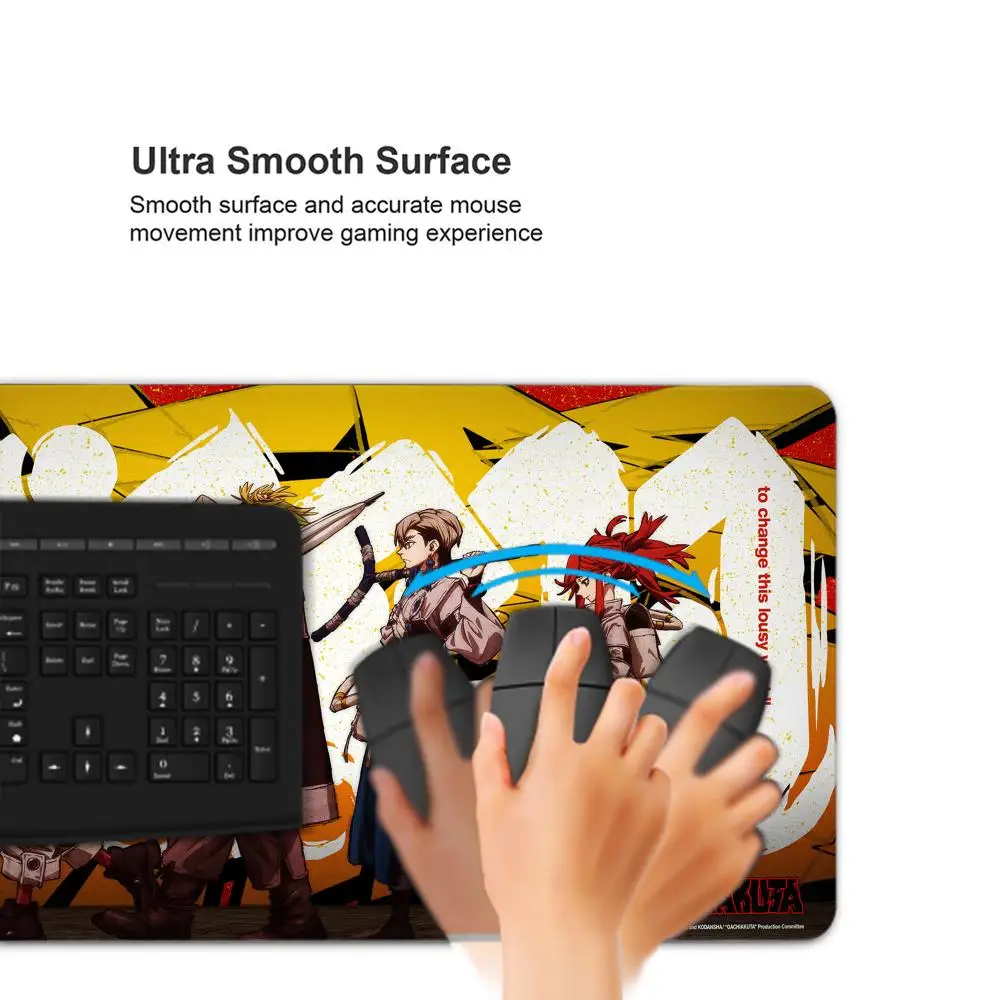Anime Mouse Pad Non-slip Rubber Gachiakuta Extension Pad Laptop Office Cabinet Keyboard Pad Computer Desk Pad Large Mouse Pad