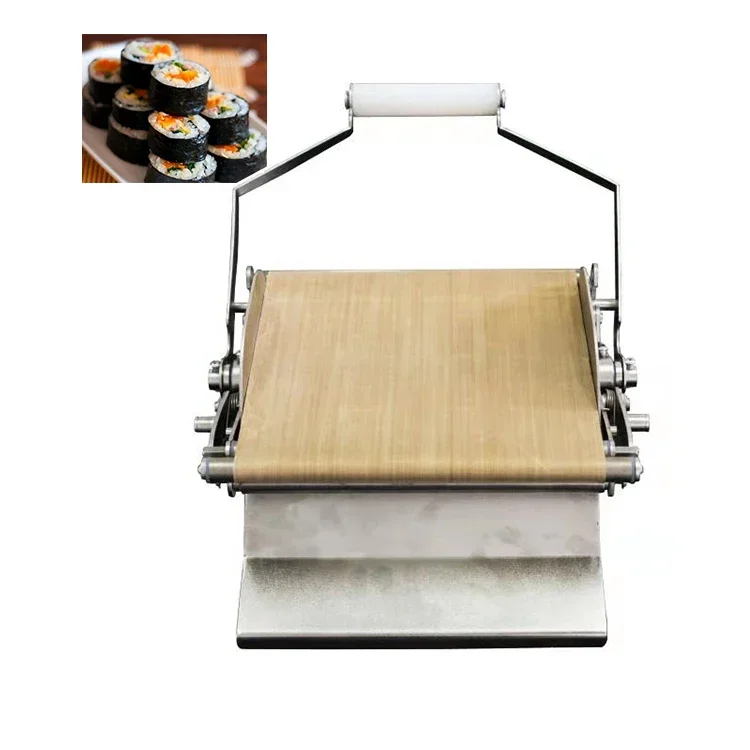 Stainless Steel Round Square Rice Roll Roller Making Machine Desktop Nigiri Sushi Machine