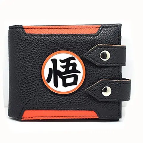 Heta försäljningar Anime Dragon Ball Tecknad PU Plånbok Son Goku Kreativ Bulma Enkel Hopfällbar Myntväska Multifunktionell Kort Pojkar Present 8 best sales Cartera Dragon Ball - №7