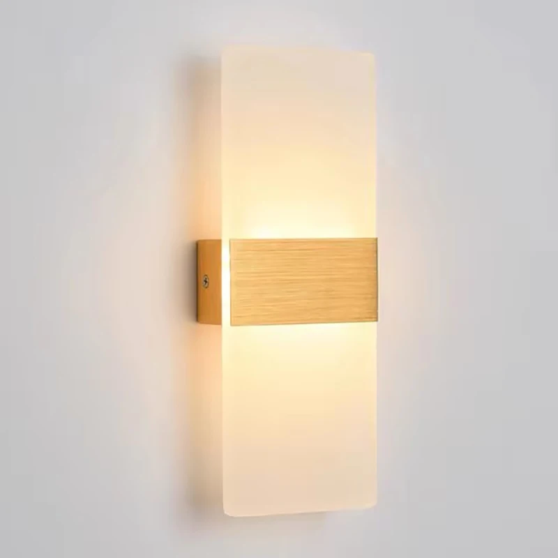 

Acrylic LED Wall Light 220V110V Bedroom Bedside Light Living Room Balcony Aisle Wall Lamp Corridor Wall Sconce Lamp Indoor Light