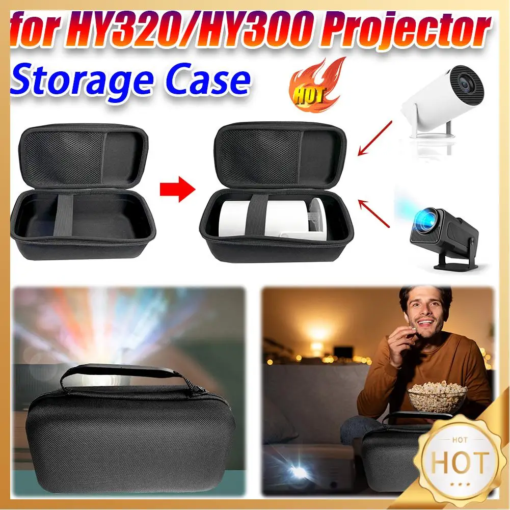 

Protector Carrying Case Waterproof Portable Storage Bag Shockproof Hard Travel Case Dustproof for HY320/HY300 Projector