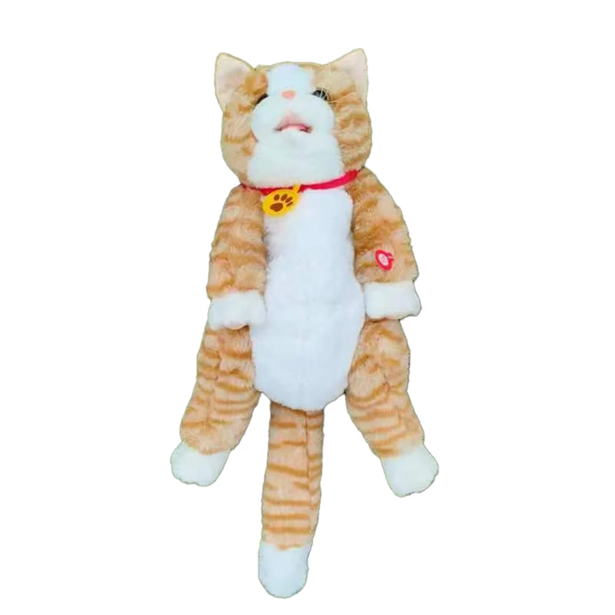 Doll Bag Cat Simulation Pet Backpack, Touch-Sensitive Singing Electric Plush Bag,A