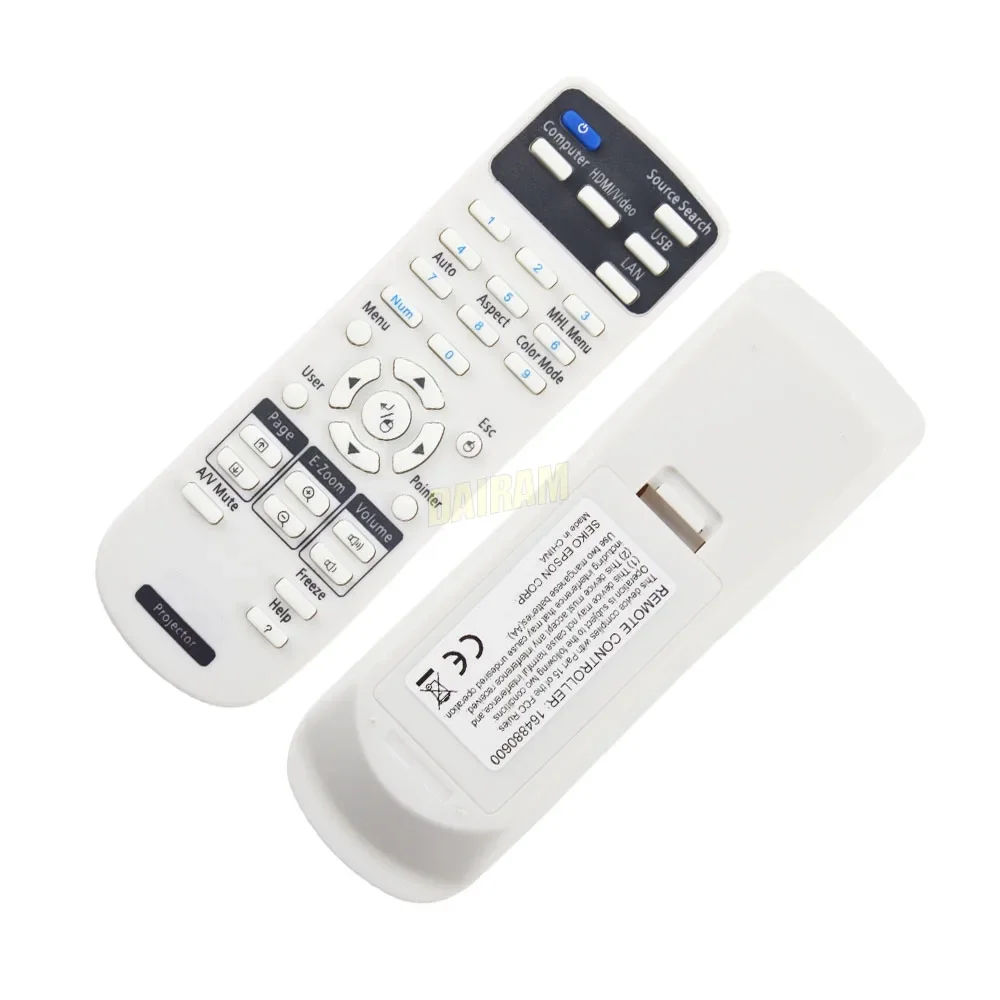 Remote Control for 1599176 EPSON Projector EX3220 EX5220 EX5230 EX6220 EX7220 725HD 730HD Fernbedienung