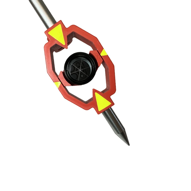 Imagem -05 - Mini Prisma Deslocado para Topografia Prateado Revestido com Liga de Alumínio Pólos para Estações Totais Novo Mm30 mm