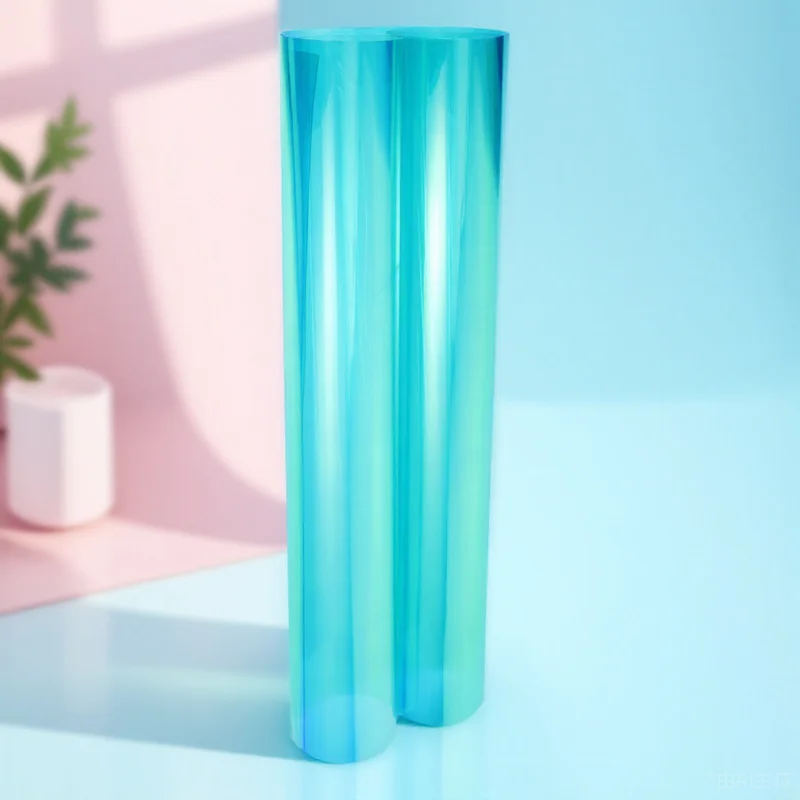 

1 Sheet Iridescent Pvc Fabric For Diy Bag Making Holographic Vinyl Film Sewing Craft Material Pvc Fabric Sheet