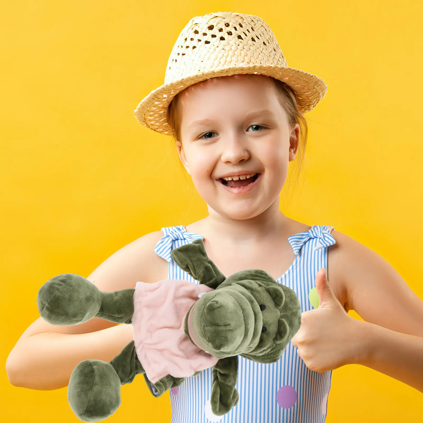 

Cartoon Hand Puppet Soft Skin Friendly PP Cotton Interactive Storytelling Educational Role Play Creative Animal Hand