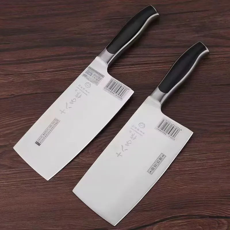 SHIBAZI Sharp มีดครัวสแตนเลส Chef เนื้อ Chopper มีดไม้ Handle Chop กระดูกมีดครัวเครื่องมือทําอาหาร 2 สไตล์